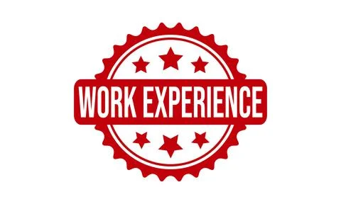 Work Experience Rubber Stamp Seal Vector Stock Illustration