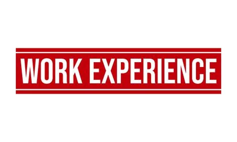 Work Experience Rubber Stamp Seal Vector Stock Illustration