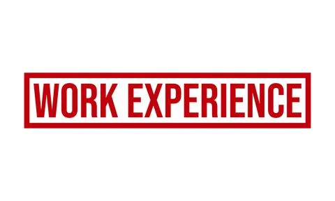 Work Experience Rubber Stamp Seal Vector Stock Illustration