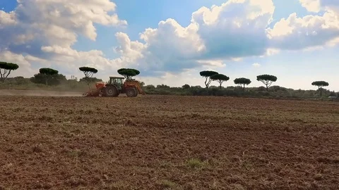 Work in the fields Stock Footage 82348891