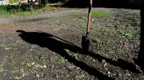 Work in the garden Stock Footage 12573384