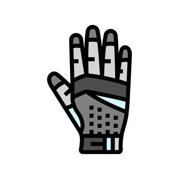 Work gloves garage tool color icon vector illustration Stock Illustration