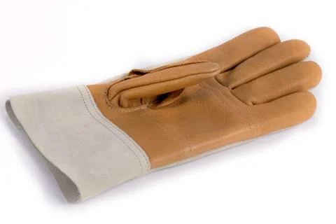 Work gloves on white background Stock Photos