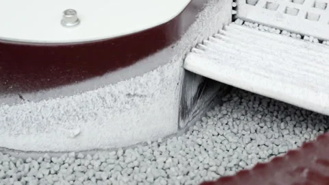 Work of granulate in production. Stock Footage 284079652