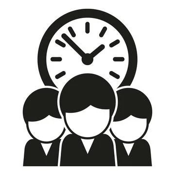 Work group icon simple vector. Rush job Stock-Illustration