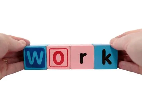 Work in hands Stock Photos