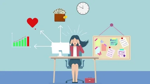 Work hard and work smart Stock Footage 279032404