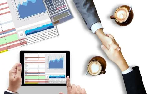 Work hard Data Analytics Statistics Information Business Technology Stock Photos