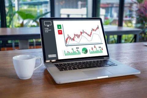 Work hard Data Analytics Statistics Information Business Technolog Stock Photos