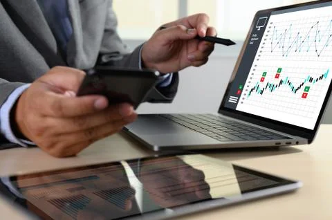 Work hard Data Analytics Statistics Information Business Technology 스톡 사진