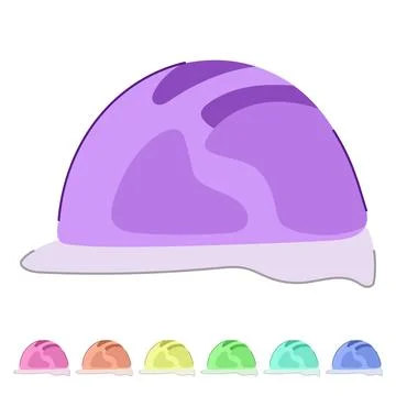 Work helmet builder vector cartoon graphic 스톡 일러스트