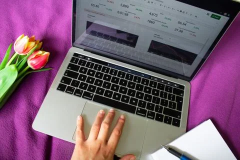 Work from home concept image Stock Photos