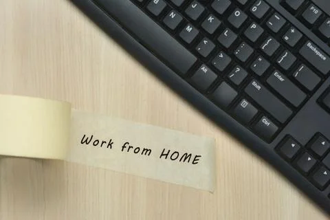 Work from home concept.  Stock Photos