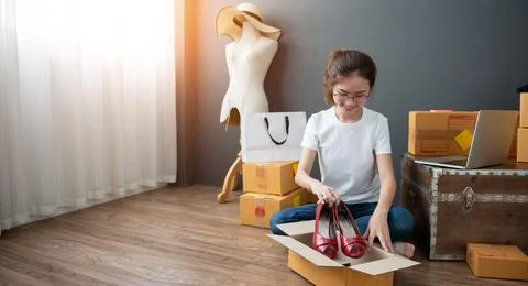 Work From Home concept Stock Photos