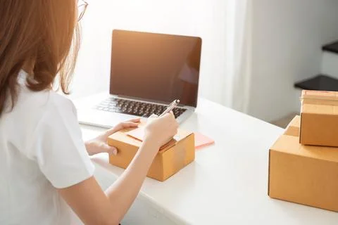 Work From Home concept Stock Photos