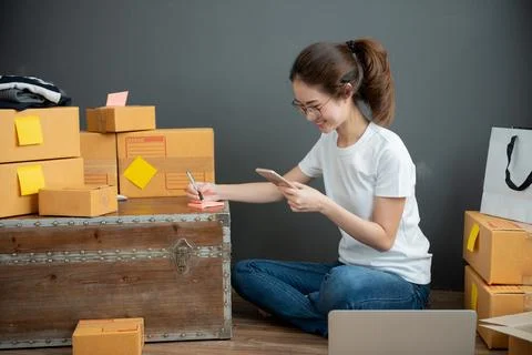 Work From Home concept Stock Photos