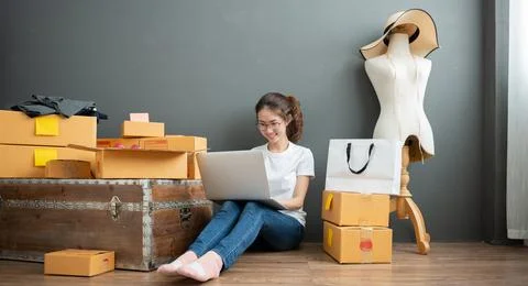Work From Home concept Stock Photos