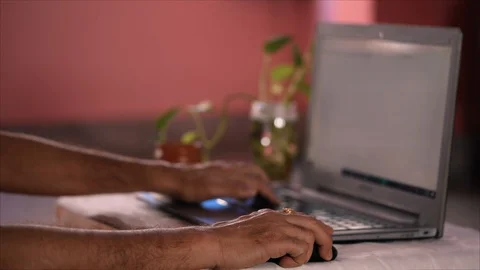 Work From Home Corona virus Quarantine Stock Footage 128379637