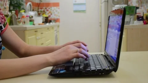 Work at home Video stock 74379255