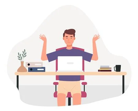Work From Home Stock Illustration
