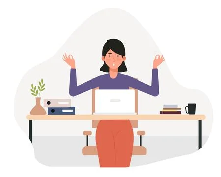 Work From Home Stock Illustration