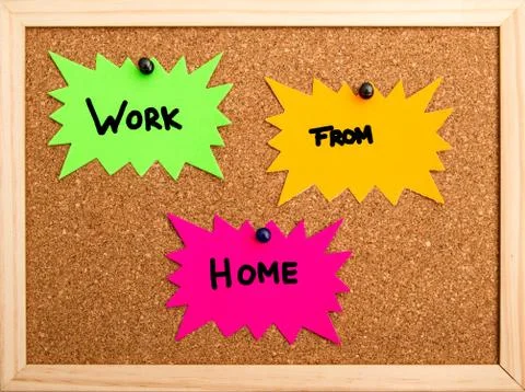 Work from home Stock Photos