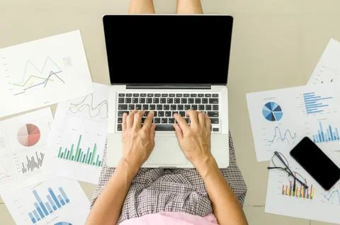 Work at home Foto stock