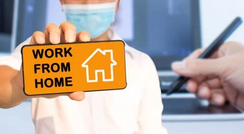 Work from home 스톡 사진