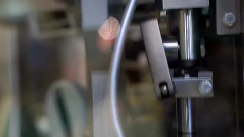 The work of the hydraulic mechanism close-up. Stock Footage 142705225