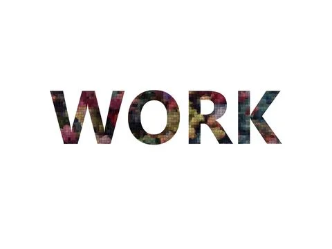 WORK Stock Illustration