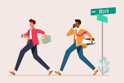 Work Stock Illustration