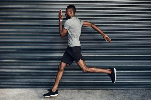 Work on improving your body and performance Stock Photos