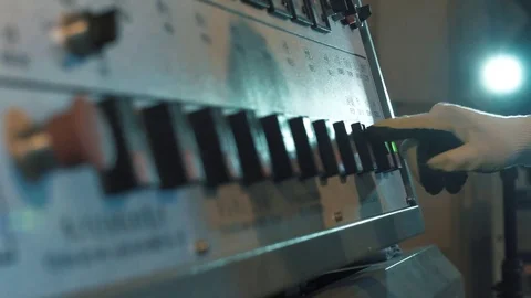 Work includes control panel Video stock 81185298