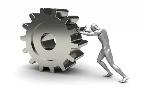 Work industrial Stock Illustration