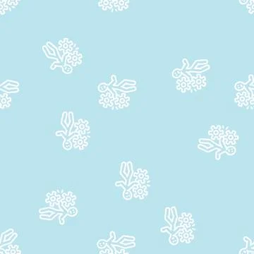 Work injury accident line vector seamless pattern Stock Illustration