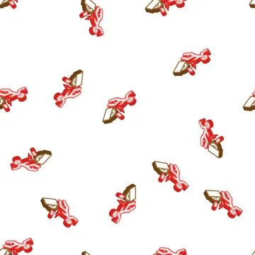 Work injury man accident isometric icon seamless pattern Stock Illustration