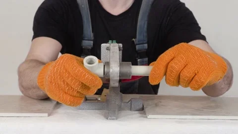 Work on the installation of heating or plumbing Video stock 169308817