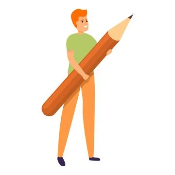 Work interaction icon, cartoon style Illustrazione stock