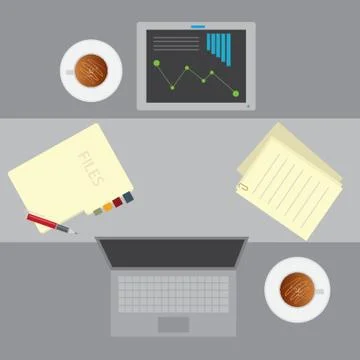 Work Items 스톡 일러스트