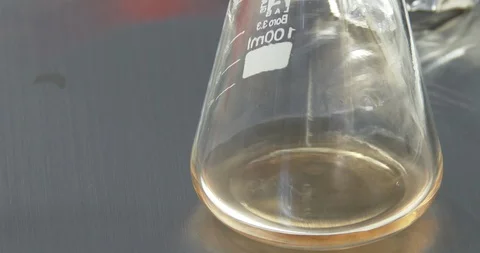 Work in the laboratory, close-up on the pipette Stock Footage 126706404