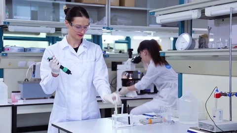 Work in the laboratory Stock Footage 71535840