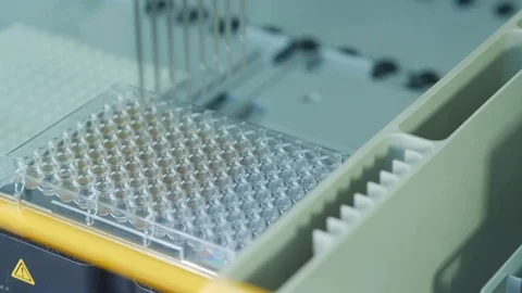 Work in the laboratory. Slow motion Stock Footage 95709230