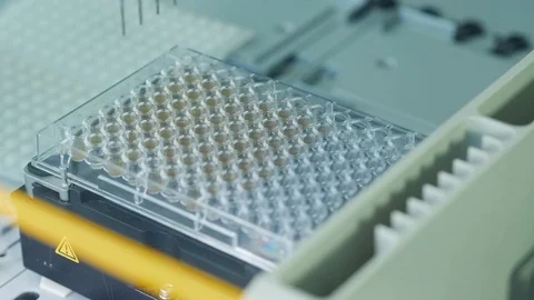Work in the laboratory. Slow motion Stock Footage 95709326