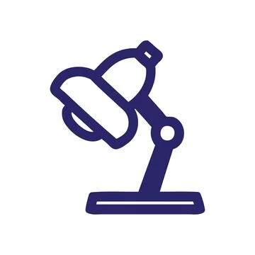 Work lamp symbol icon in bright neon color Stock Illustration
