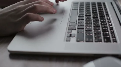 Work at a laptop Stock Footage 61402426