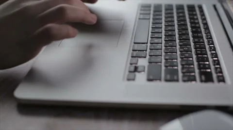 Work at a laptop Stock Footage 61402532