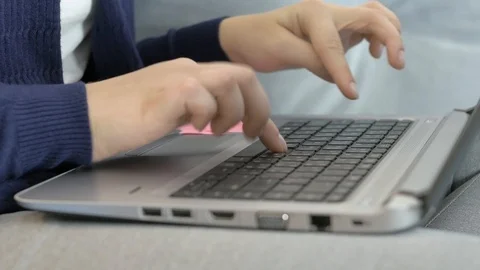 Work on laptop Stock Footage 99844757