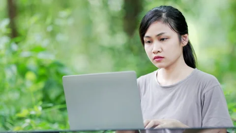 Work with laptop Stock Footage 159895934