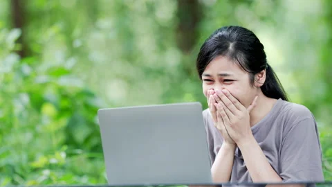 Work with laptop Stock Footage 159896753