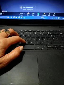 Work on laptop Stock Photos